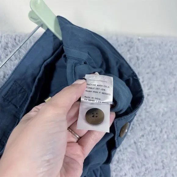 Pact Women's Cropped Pants in Blue - Picture 11 of 13